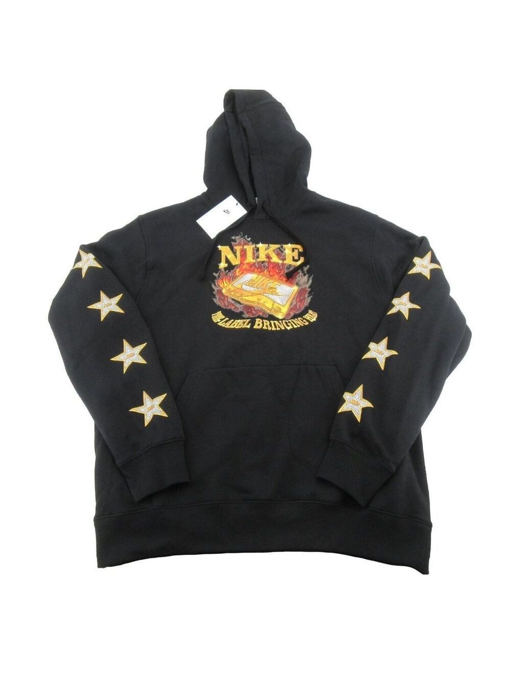 Nike NSW Club 3rd Coast Graphic Basketball Hoodie Men's Size XL NEW